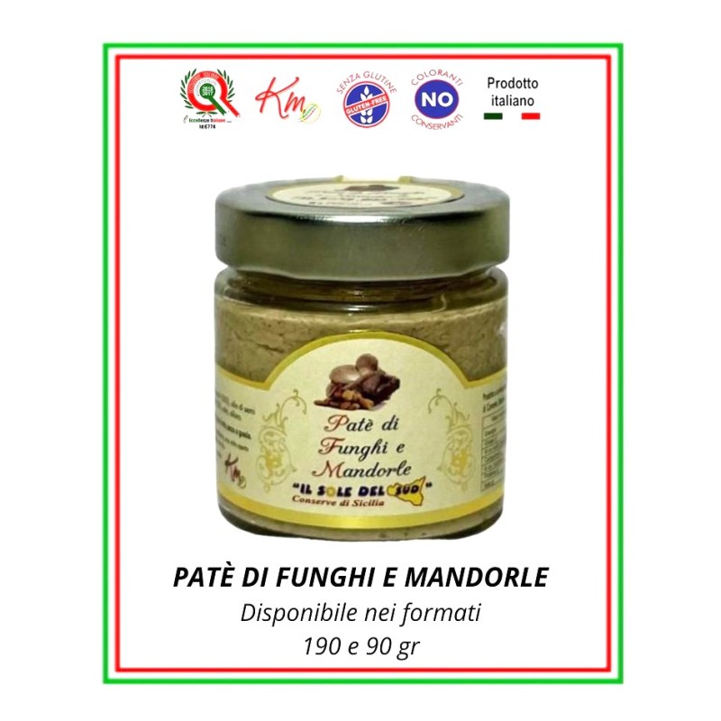 Paté di Funghi e Mandorle